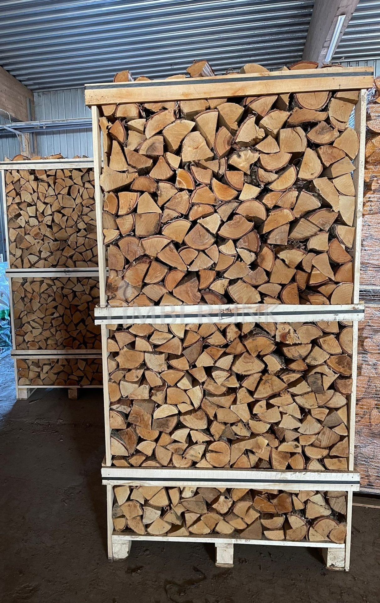 2m³ Kiln-Dried Hardwood Box — LARGE FIREWOOD CRATE — view 6