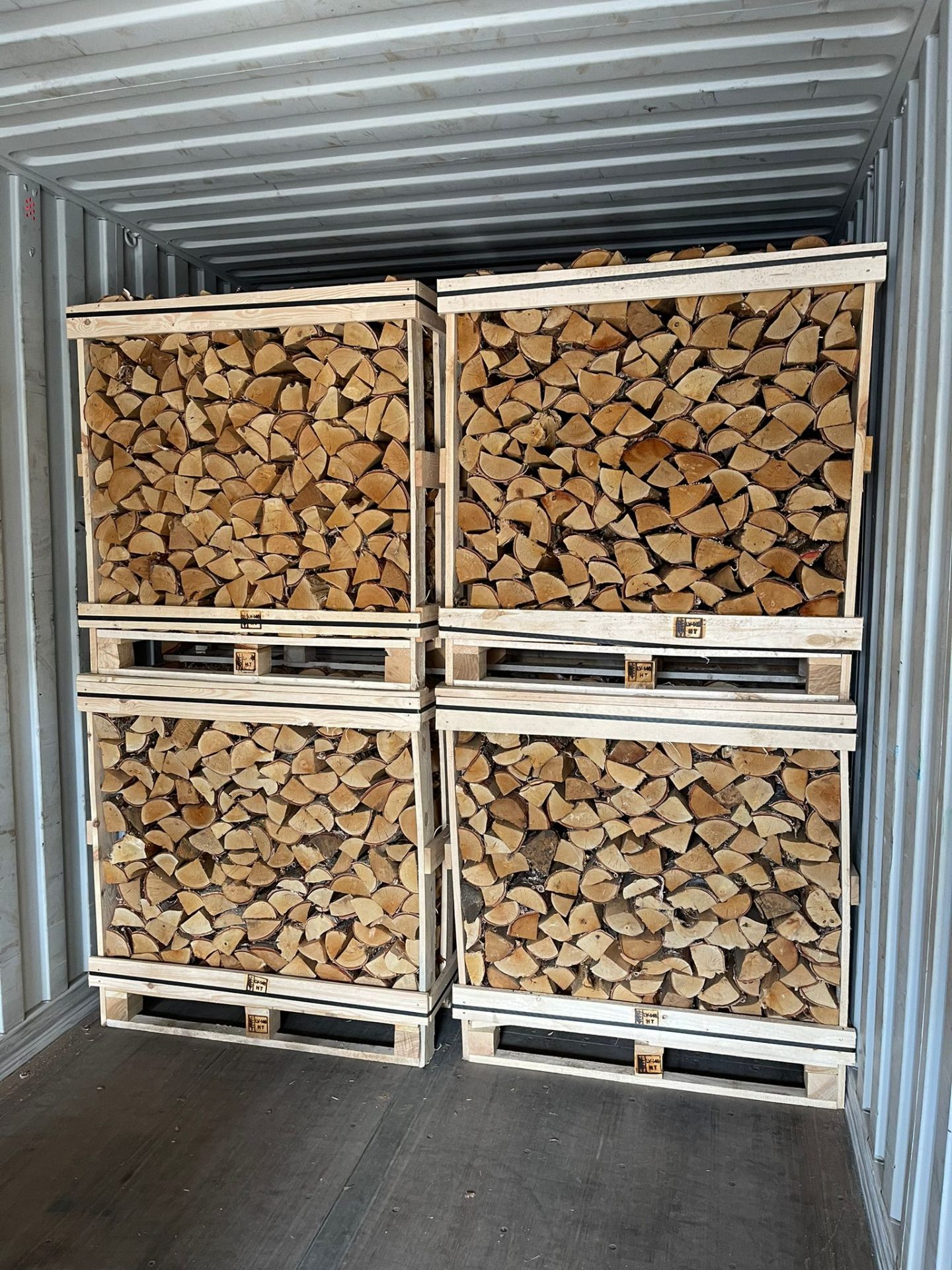 1m³ firewood box
 — SMALL FIREWOOD CRATE — view 6