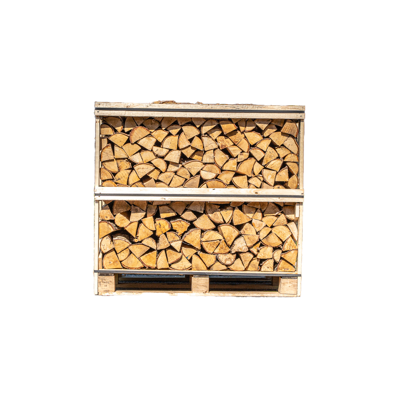 1m³ firewood box
 — SMALL FIREWOOD CRATE — view 2