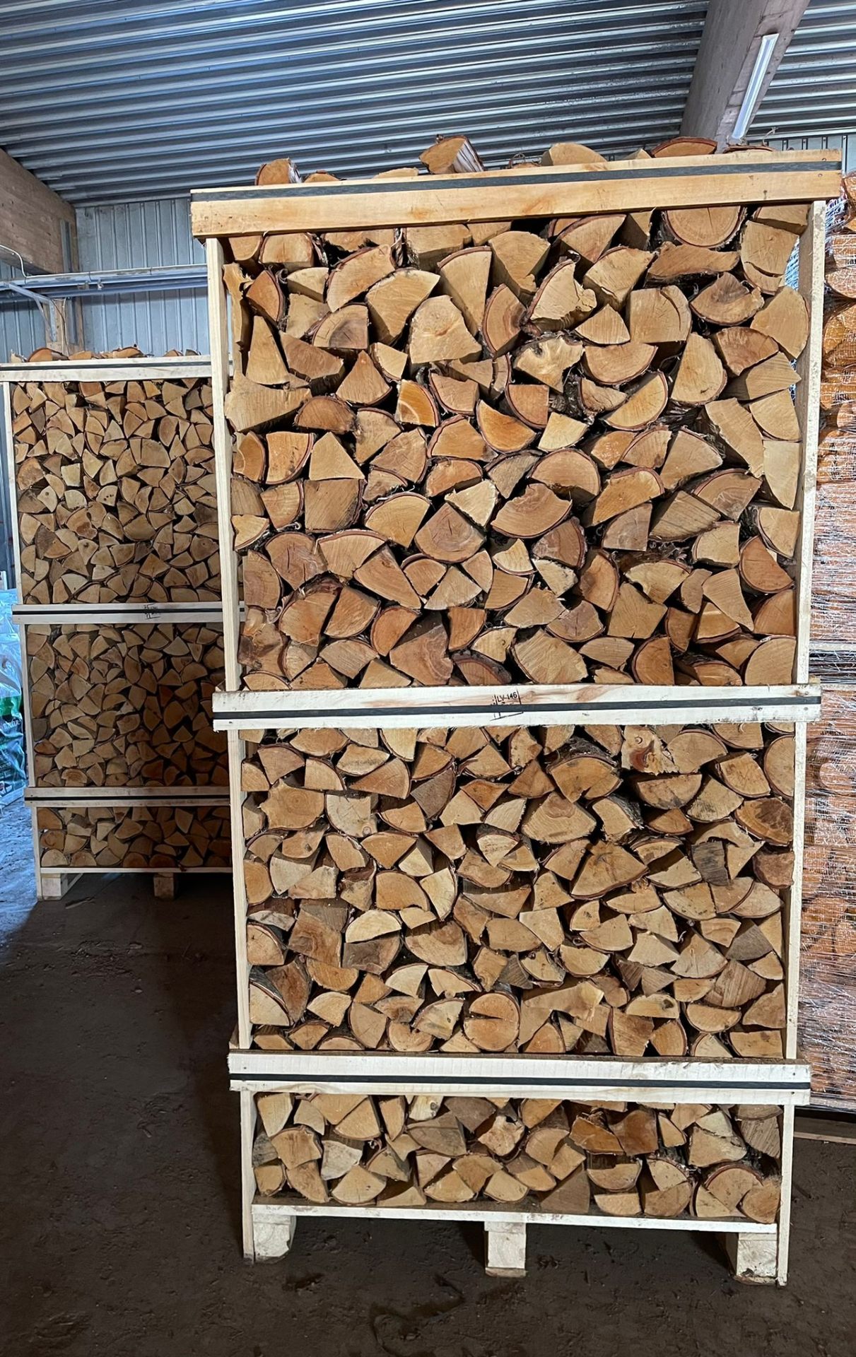 2m³ Kiln-Dried Hardwood Box — LARGE FIREWOOD CRATE — view 6