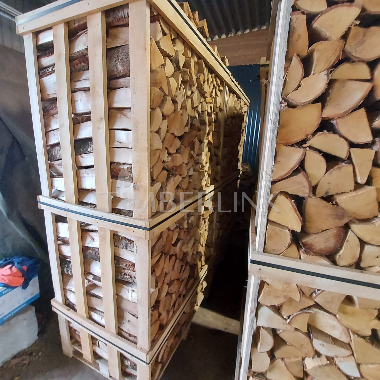 2m³ Kiln-Dried Hardwood Box — LARGE FIREWOOD CRATE — view 4