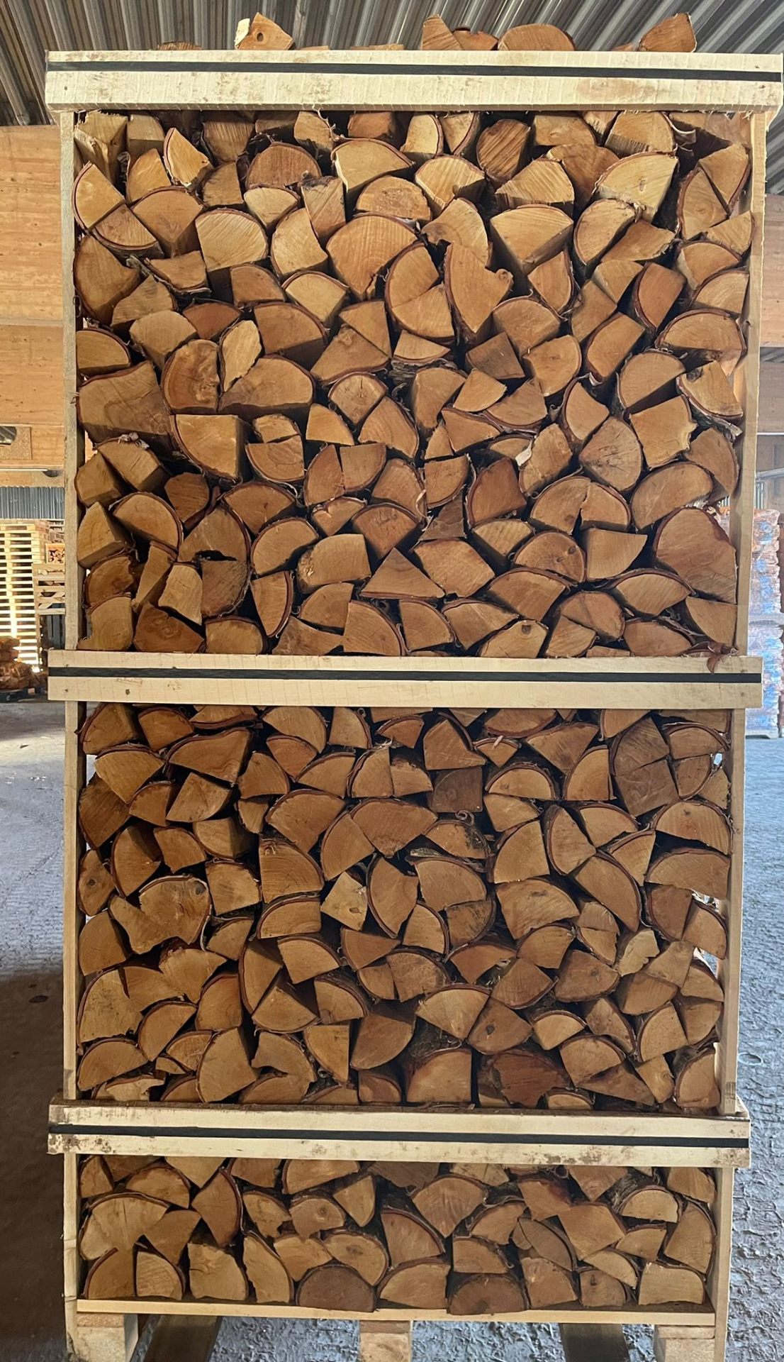 2m³ Kiln-Dried Hardwood Box — LARGE FIREWOOD CRATE — view 8
