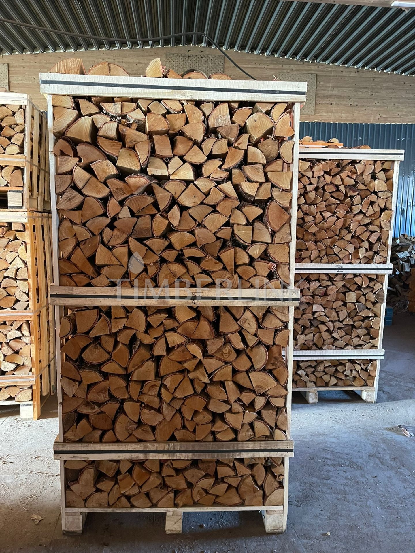2m³ Kiln-Dried Hardwood Box — LARGE FIREWOOD CRATE — view 7
