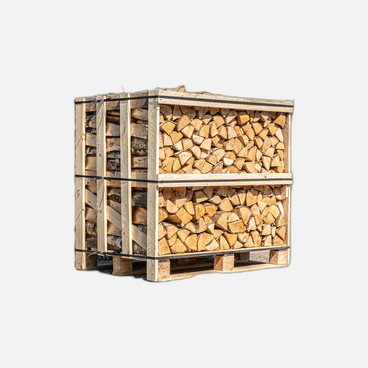 Wholesale kiln-dried firewood — 1m³ firewood box
 (SMALL FIREWOOD CRATE)